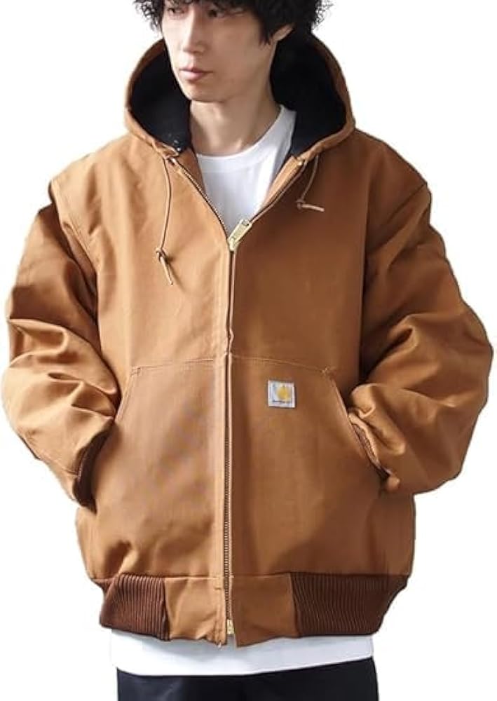 Amazon | [カーハート] アクティブジャケット メンズ 定番 人気 ルーズ