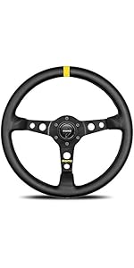 Amazon | MOMO(モモ) ステアリング ヴェローチェレーシング 35パイ BK