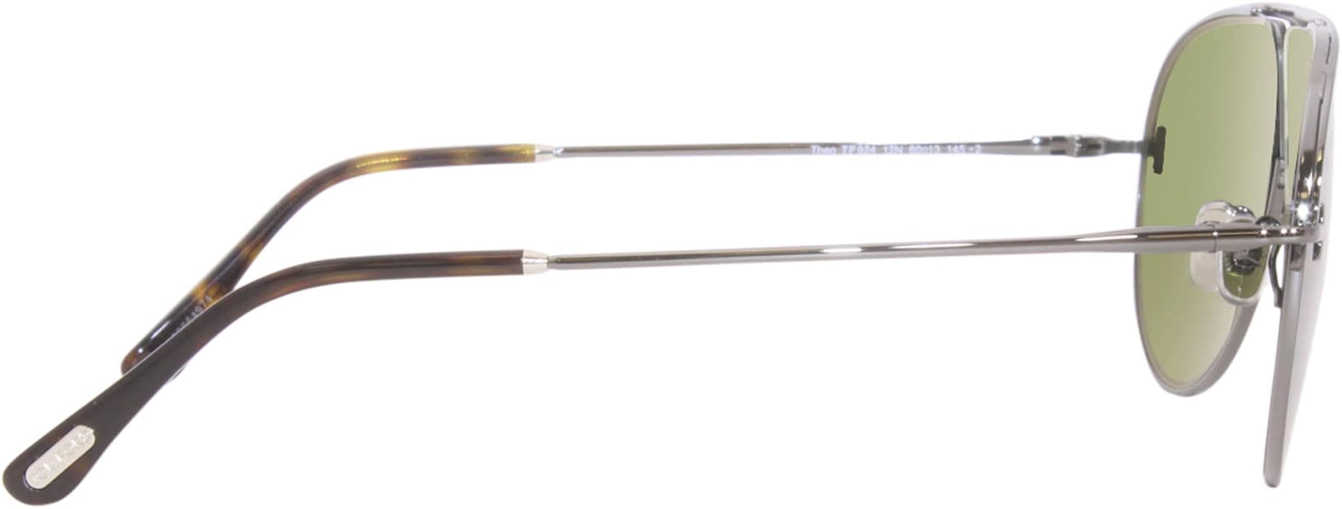 Amazon.com: Tom Ford Theo TF924 12N Sunglasses Men's Grey/Green