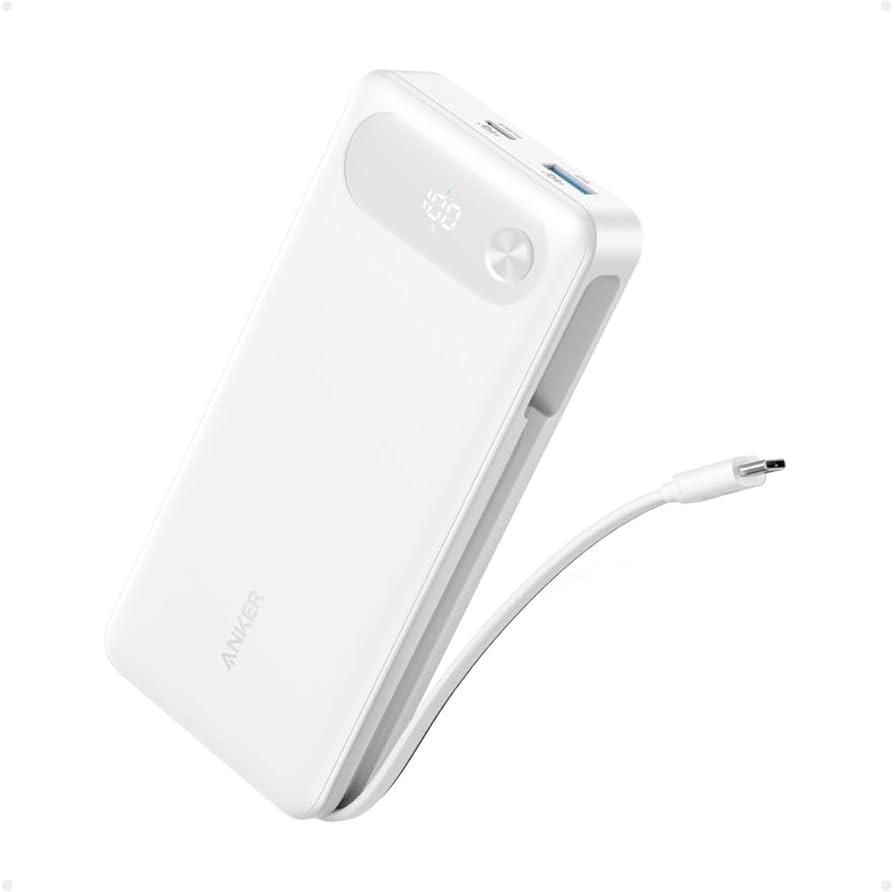 Amazon | Anker Power Bank (20000mAh, 87W, Built-In USB-C ケーブル