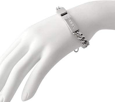 Amazon.co.jp: DIESEL ディーゼル DX0966040 ロゴプレート＆チェーン