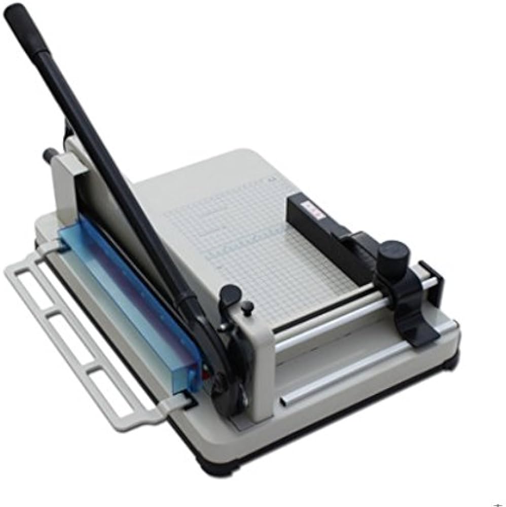 Amazon | 大型裁断機・ペーパーカッター 400枚まで裁断可能、予備の