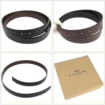 Amazon | [COACH] [コーチ] ベルト メンズ レザー リバーシブル 専用箱