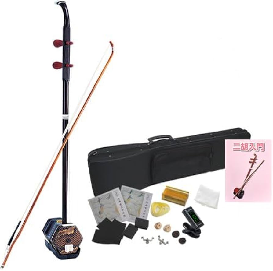 Amazon | 二胡 敦煌 NK-350 初心者入門11点セット | 二胡 | 楽器・音響機器