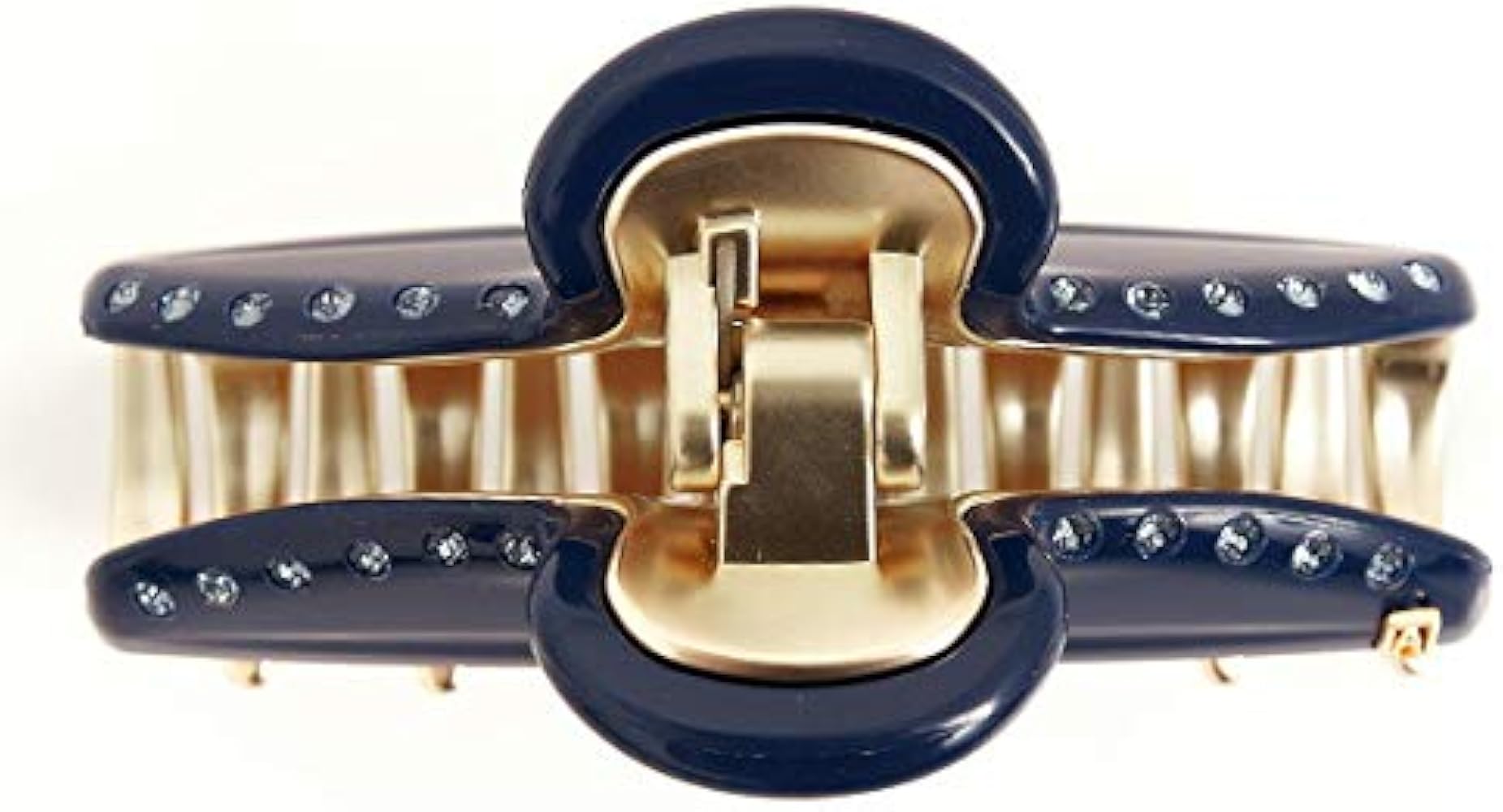 Amazon | [アレクサンドル ドゥ パリ] ヘア クリップ ネイビー