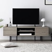 Amazon｜RASIK テレビ台 55型 対応 150cm幅 ストーングレー ローボード