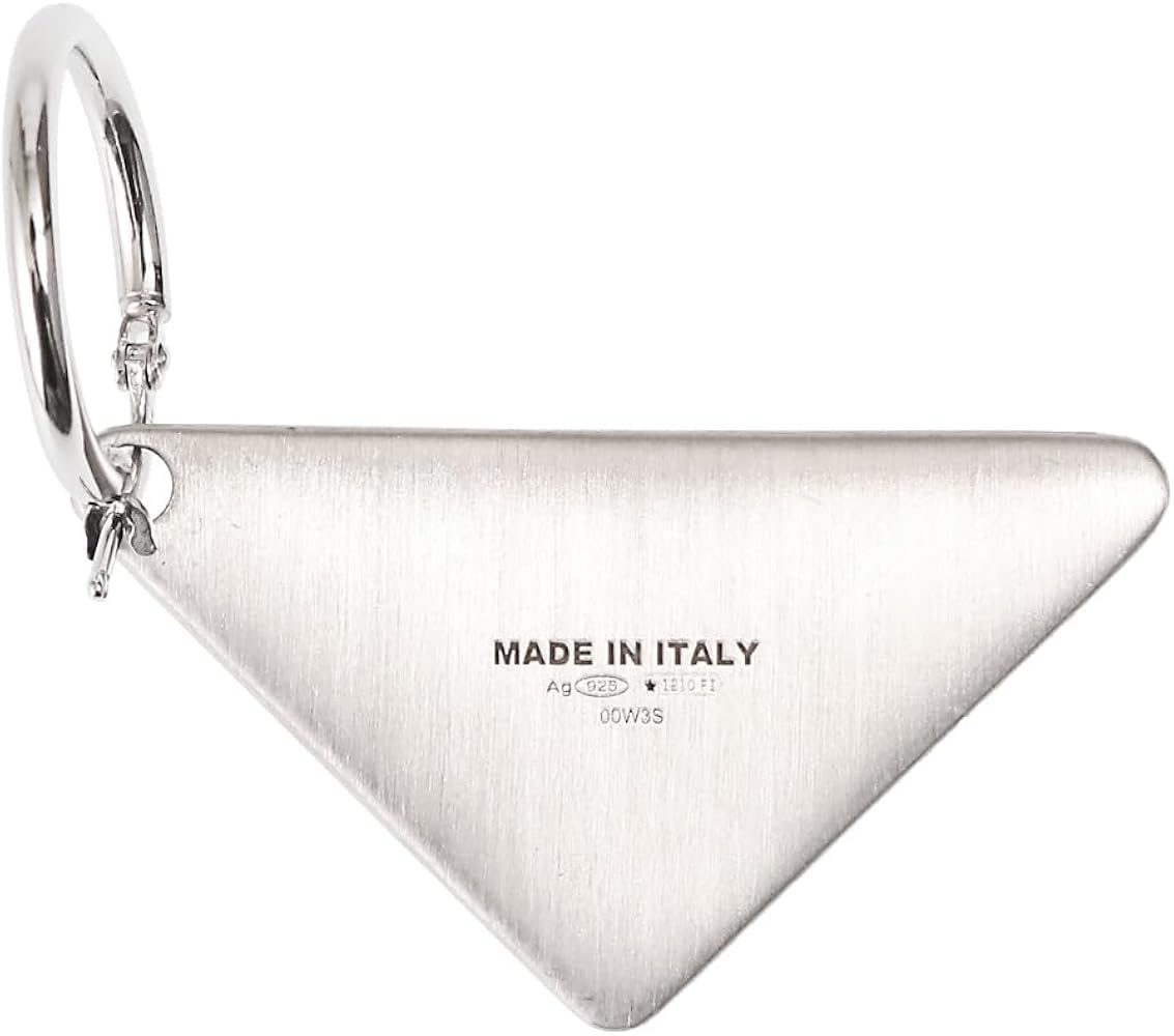 Amazon | [プラダ] ピアス レディース 左耳用 925シルバー ループ