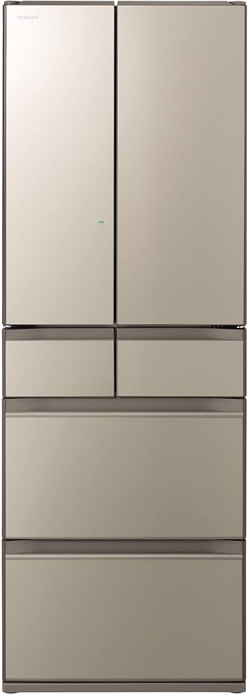 Amazon | 日立 冷蔵庫 幅65cm 540L ファインシャンパン R-HX54R XN 6