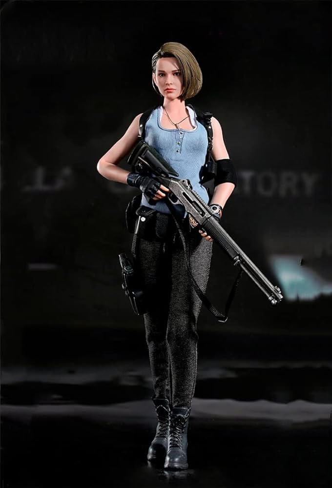 Amazon | 1/6 フィギュア 素体 女 ヘッド 服 武器 セット ゾンビ