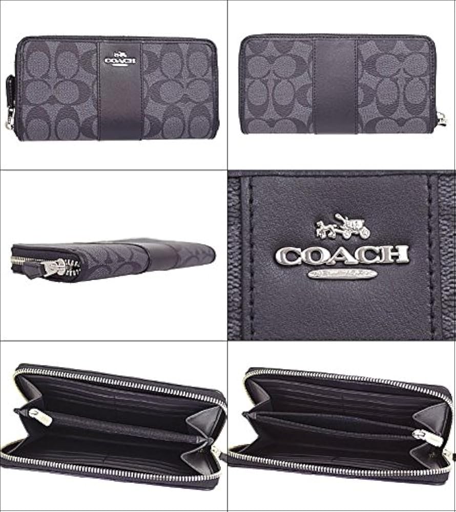 Amazon | [コーチ] COACH 財布 (長財布) F54630 ブラックスモーク
