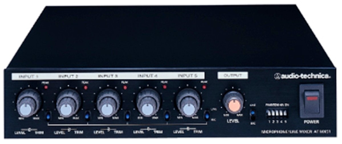 Amazon.co.jp: audio-technica マイクラインミキサー AT-MX51 : 楽器