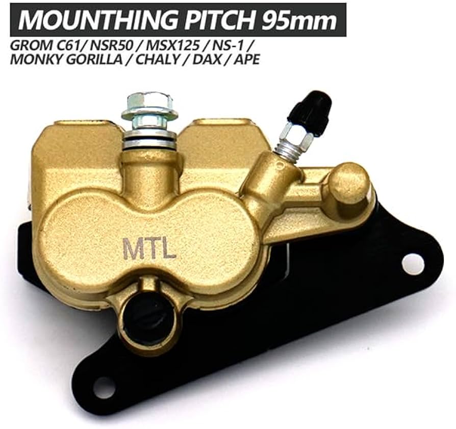 Amazon | グロム GROM JC61 対応 ブレーキキャリパー 2ポット ピッチ