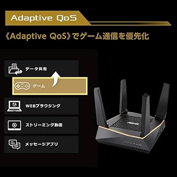 Amazon | ASUS WiFi 無線 ルーター WiFi6 4804+867+400Mbpsトライ