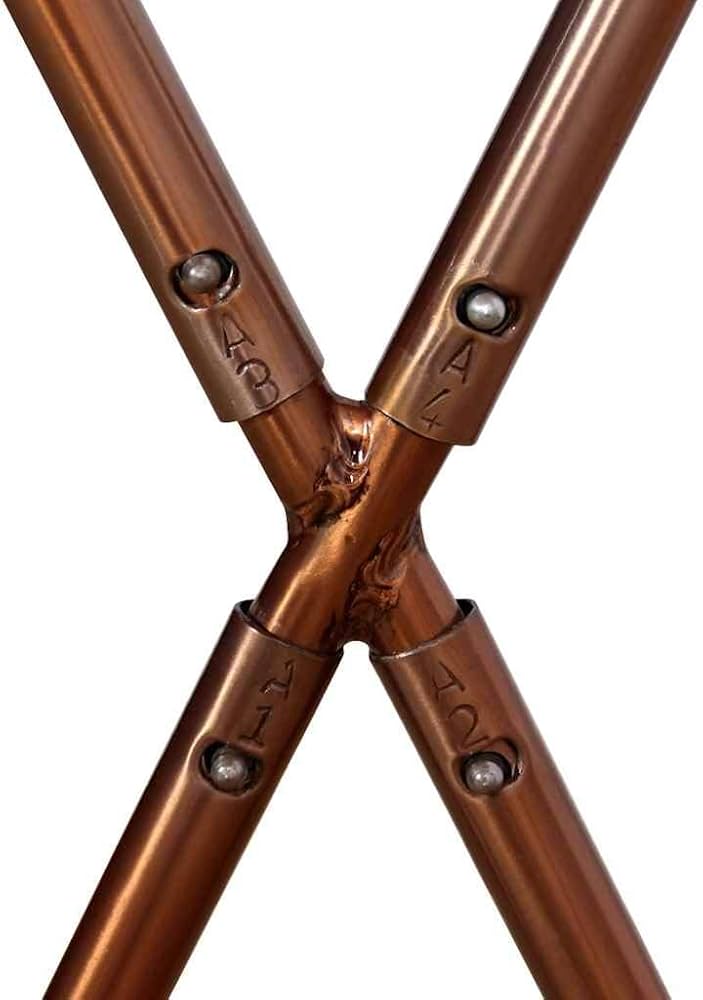 Amazon.co.jp: vidaXL バタフライチェア ブラウン&ホワイト 本牛革