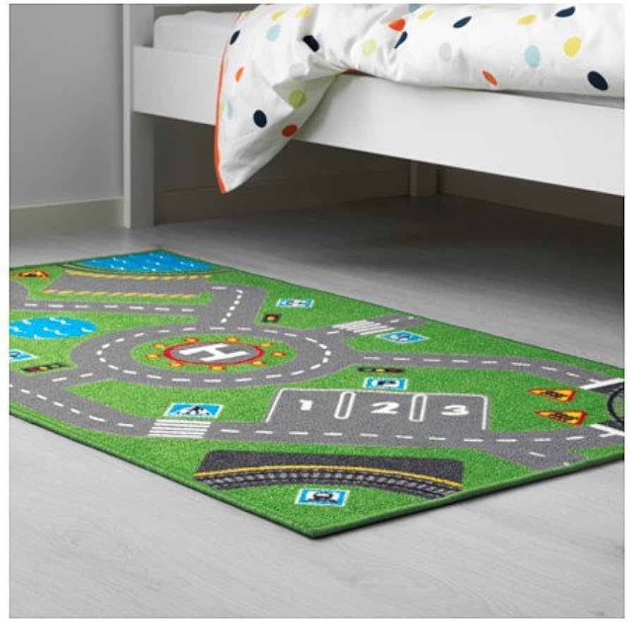 Amazon | IKEA(イケア) STORABO ラグ グリーン 303.201.99, 30320199