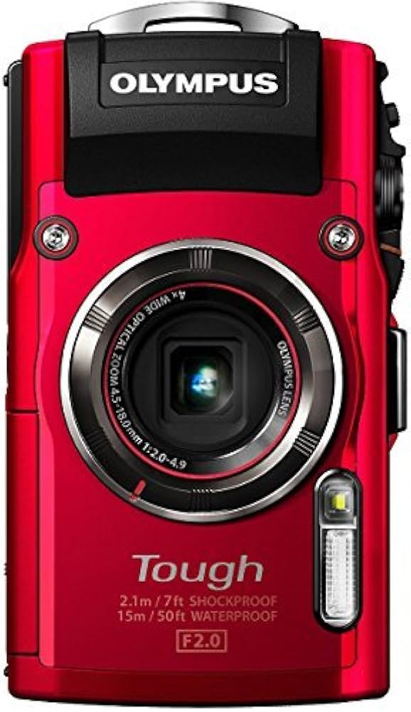 Amazon | OLYMPUS デジタルカメラ STYLUS TG-4 Tough レッド 1600万