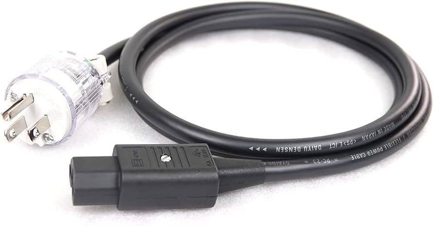 Amazon.co.jp: オヤイデ PC-23 軟質OFC電源ケーブル (ME2591-4781) 1m