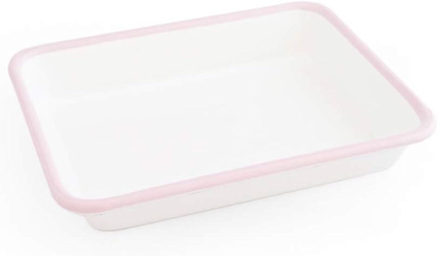 Amazon.co.jp: 野田琺瑯 バット 手札 ピンク 日本製 VA-27P : ホーム