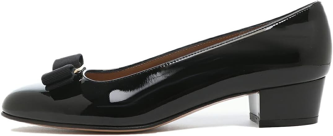 Amazon | [フェラガモ]パンプス ヴァラ ブラック レディース FERRAGAMO