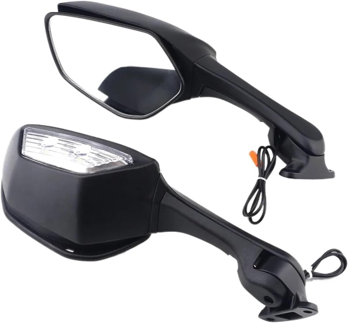 Amazon オートバイ用 LED バックミラー、LED ウィンカー ライト サイド