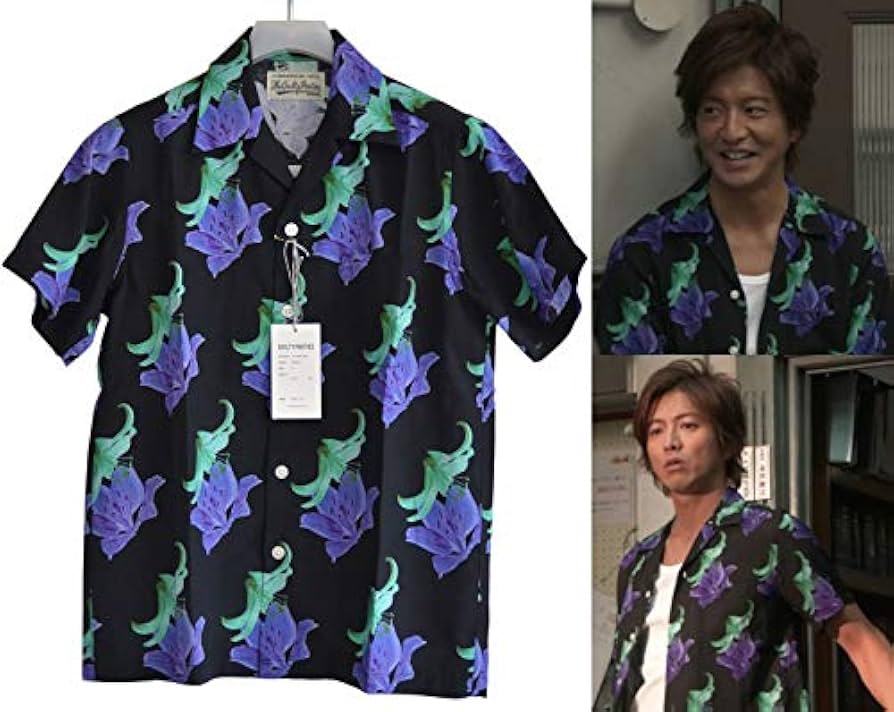 Amazon.co.jp: WACKO MARIA ワコマリア ハイビスカス アロハ シャツ M