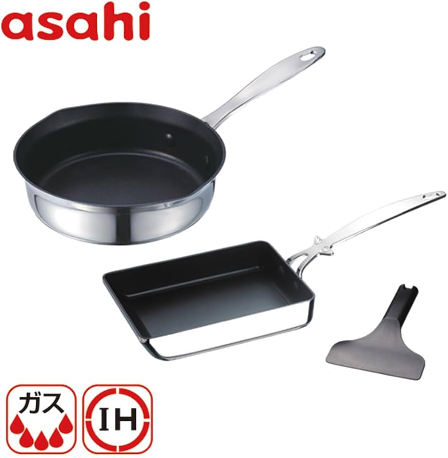 Amazon | アサヒ軽金属 フライパン セット ミニ 天使のフライパン 18cm