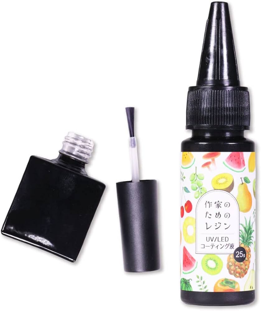 Amazon | レジン コーティング液 25g 作家のためのレジン 大容量 UV