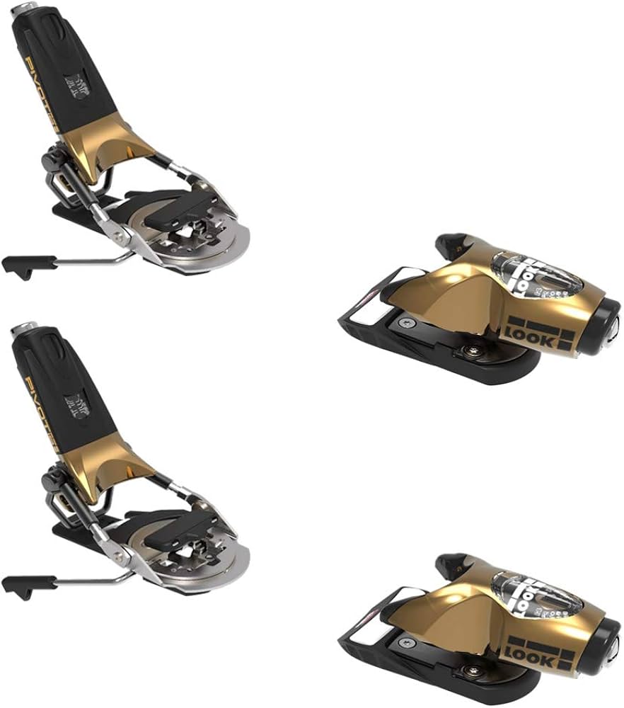 Amazon.com : Look Pivot 15 GW Ski Bindings Gold 115mm : Sports