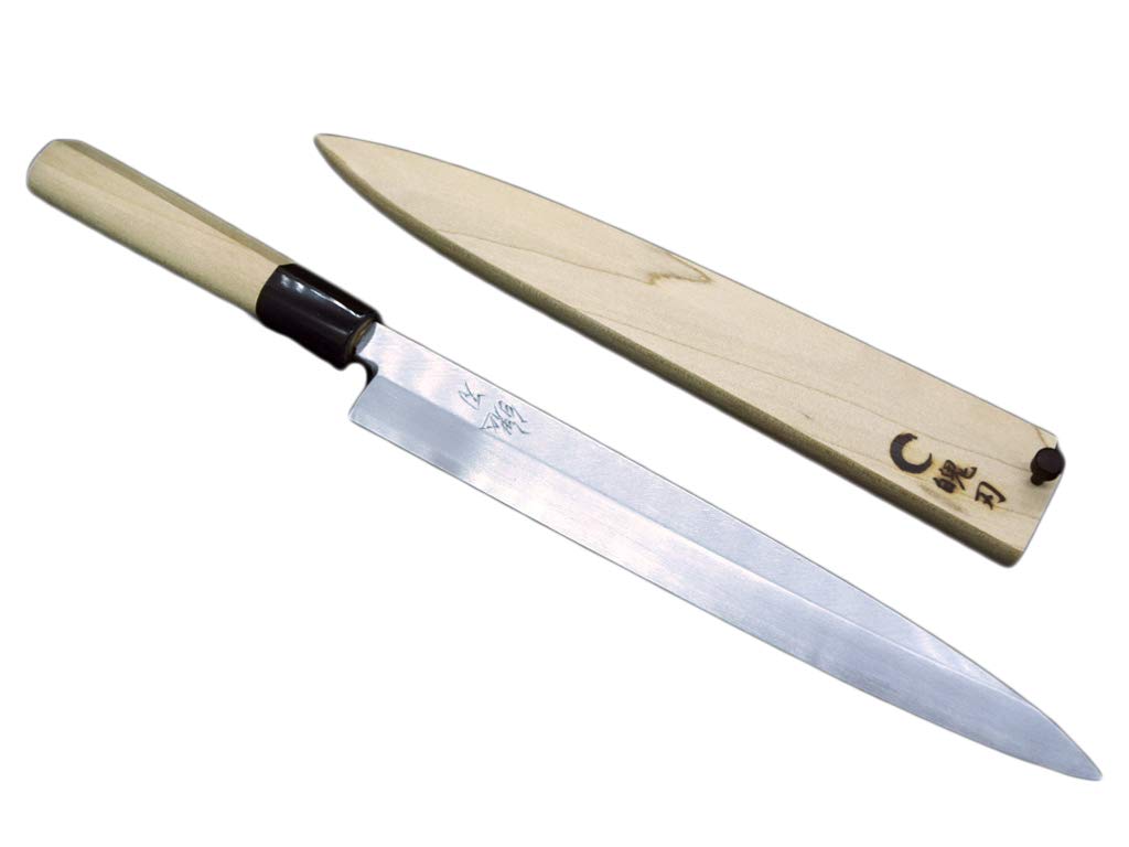 Amazon | 堺製プロ仕様 魄刃 Hakuba 本霞白二鋼 柳刃包丁8寸 240mm