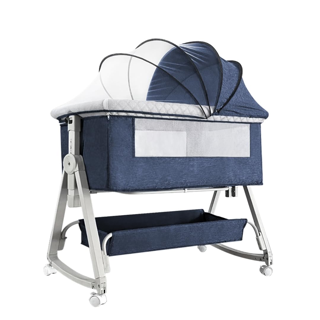 Amazon.co.jp: Kino Linpo ベビーベッド 添い寝 新生児ベッド 乳児用