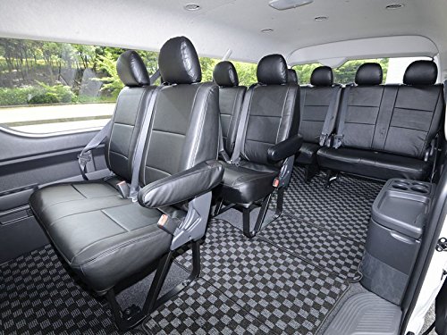 Amazon | 200系ハイエース ワゴンGL シートカバー 1台分セット グレー