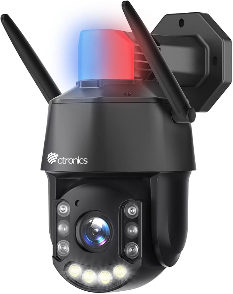 Amazon.co.jp: 【 30倍光学ズーム】 Ctronics 防犯カメラ 屋外 AI検知