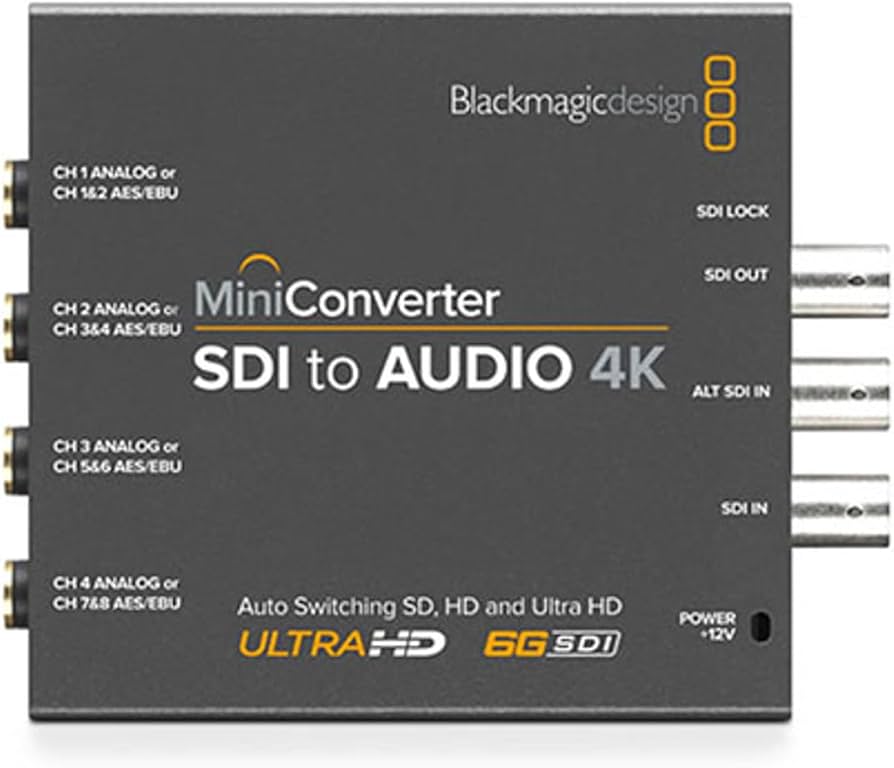 Amazon.com: Blackmagic Design Mini Converter SDI to Audio 4K
