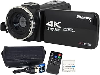 Amazon.com : Ultimaxx 4K Camera Camcorder 42MP Video Recorder