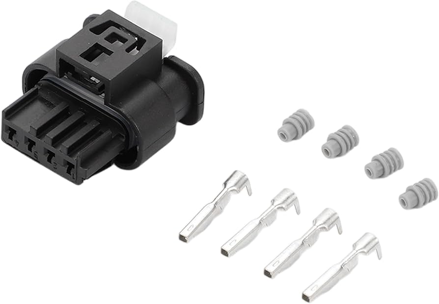 Amazon | VekAuto 4ピンマスエアフローセンサーコネクタープラグキット