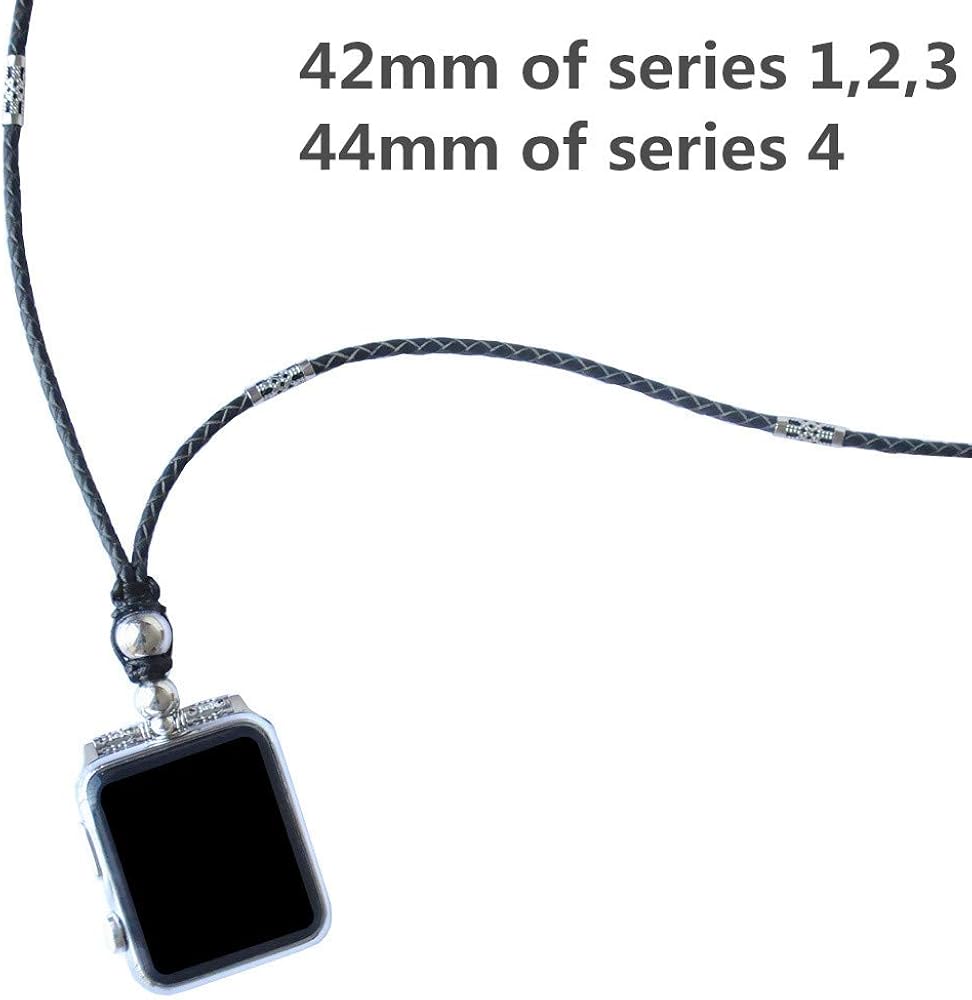 Amazon.co.jp: 本革ネックレス シリーズ3 2 1 / 44mm シリーズ4 全