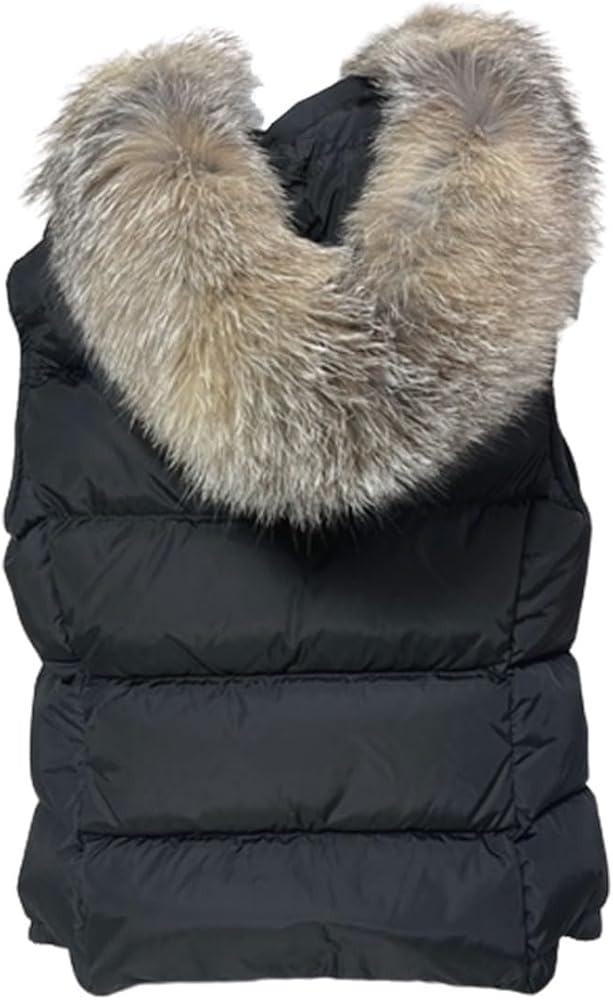 Amazon | [モンクレール] ダウンベスト ファー ガリヌール ジレ