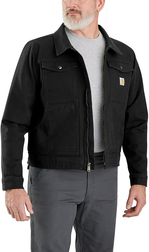 Amazon.com: Carhartt Men's Rugged Flex® Relaxed Fit Duck Jacket
