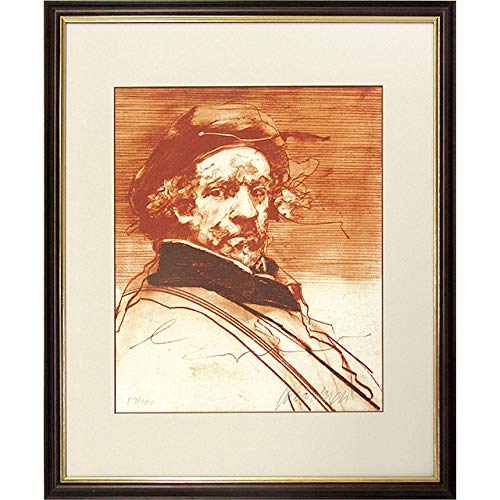 Amazon.co.jp: クロード・ワイズバッシュ『レンブラント』リトグラフ