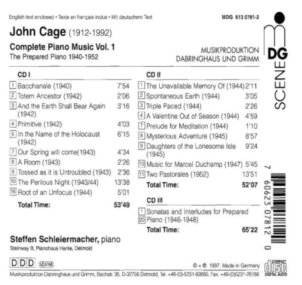 Steffen Schleiermacher, New England Conservatory Orchestra, John