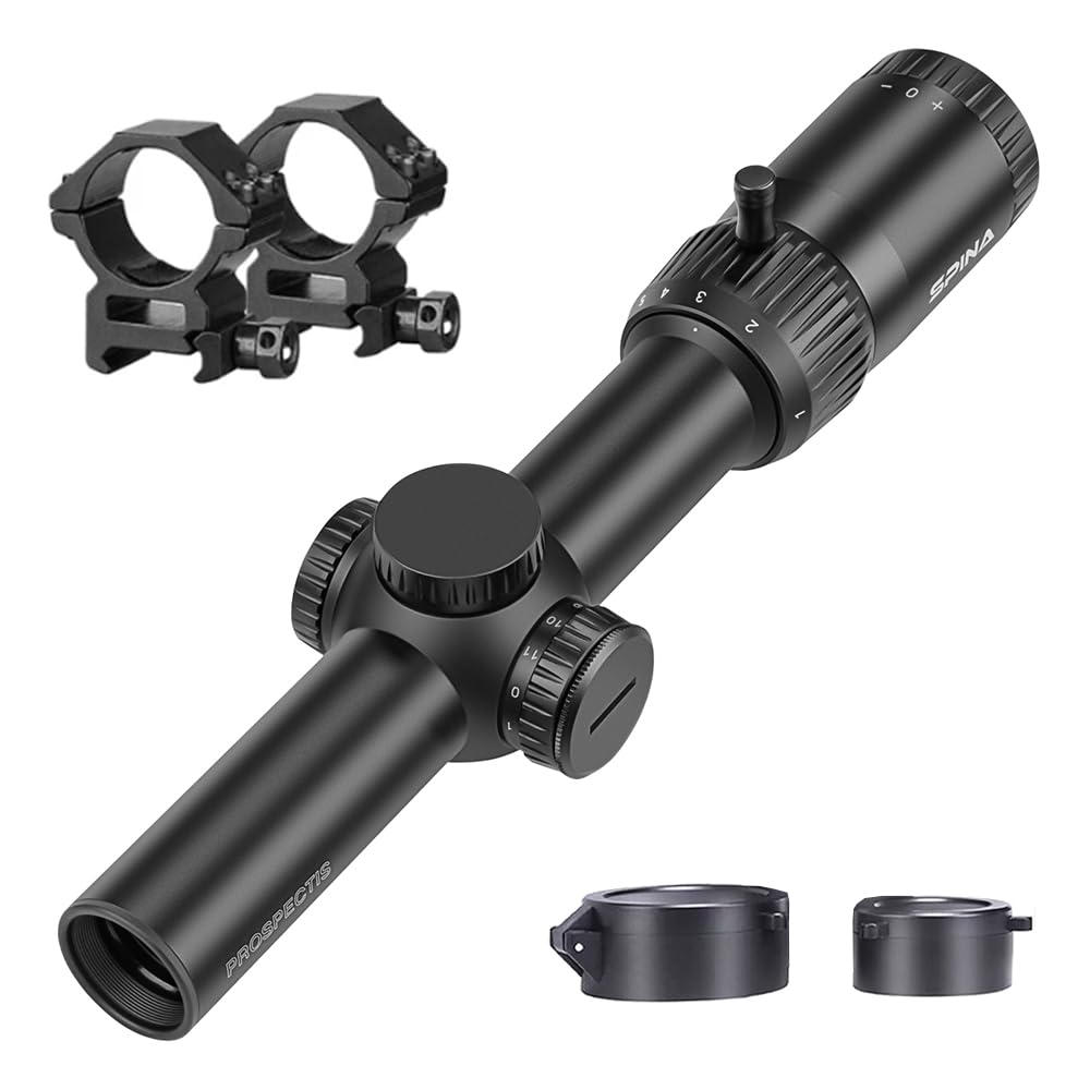 Amazon.co.jp: SPINA OPTICS ライフルスコープ HD 1-8x24 FFP ショート