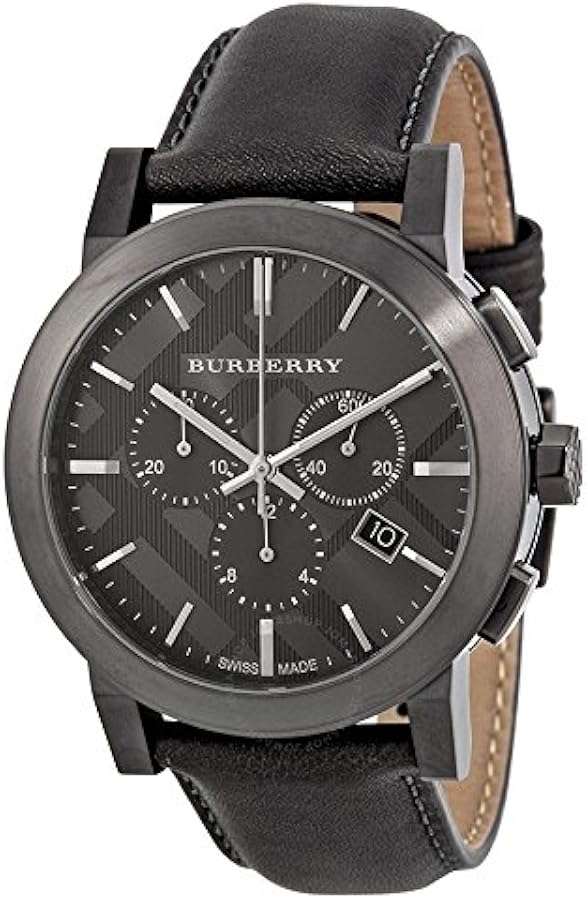Amazon.co.jp: [バーバリー]BURBERRY メンズ THE CITY 42mm クロノ