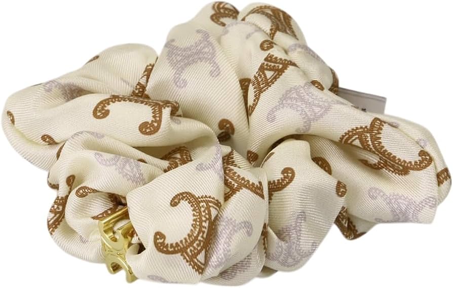 Amazon | [セリーヌ] ヘアアクセサリー シュシュ ヘアゴム トリオンフ