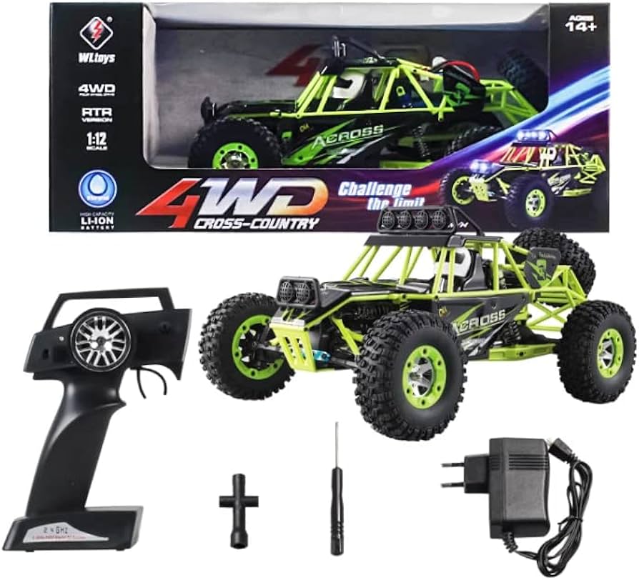 Amazon.com: YuqiaoTime WLtoys 12427 RC Car 4WD 1/12 2.4G 50KM/H