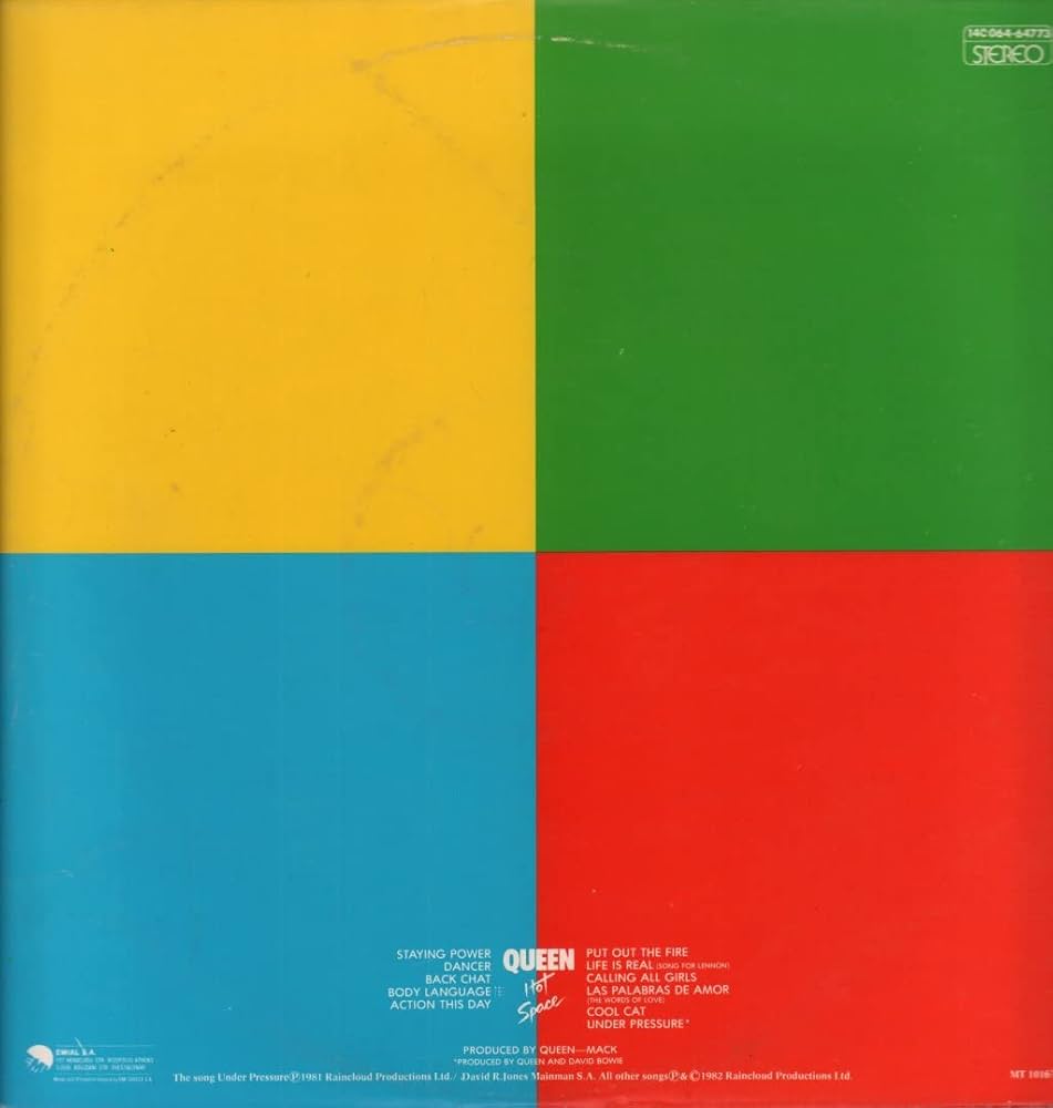 QUEEN - Hot Space [Vinyl] - Amazon.com Music