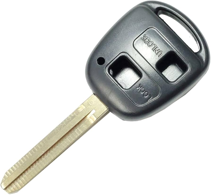 Amazon | トヨタ対応 ブランクキー 2ボタン キーレス 合鍵 スペアキー