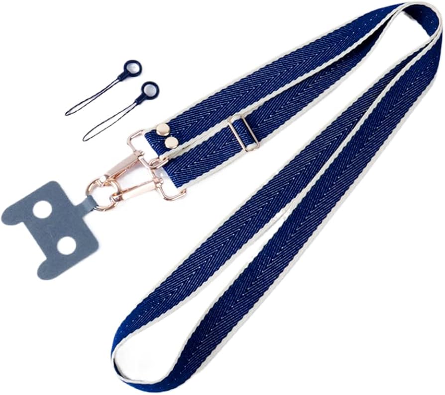 Amazon.co.jp: ブルー スマホショルダー ストラップ ホルダー 幅広い