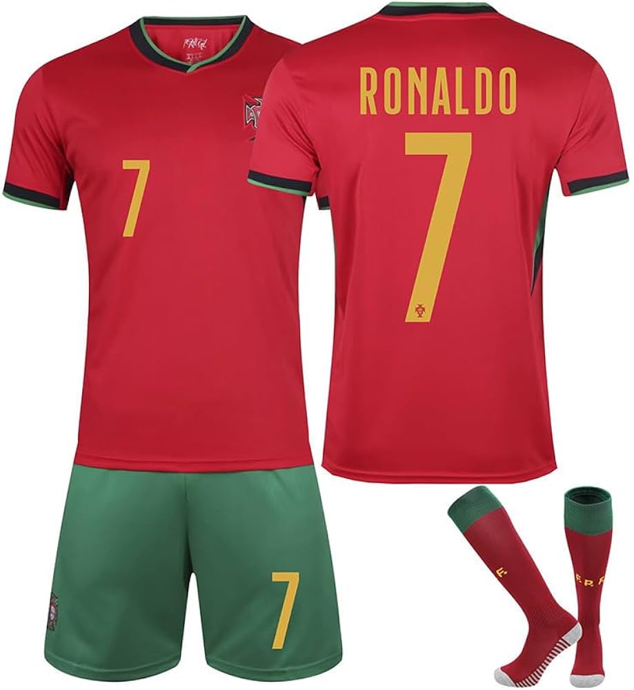 Amazon | サッカー ユニフォーム ロナウド 背番号7 24-25 ポルトガル