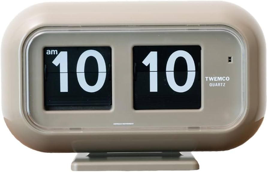 Amazon.co.jp: [TWEMCO(トゥエンコ)] パタパタ 時計 TWEMCO DESK＆WALL