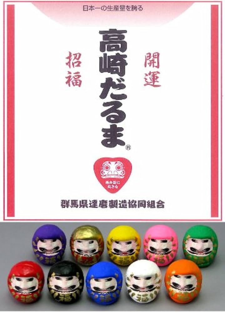 Amazon.co.jp: 高崎少林山／風水達磨だるま 10体セット amexalpha